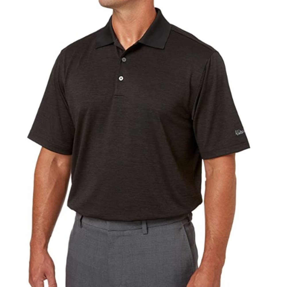 Walter Hagen Men's Core Space Dye Golf Polo